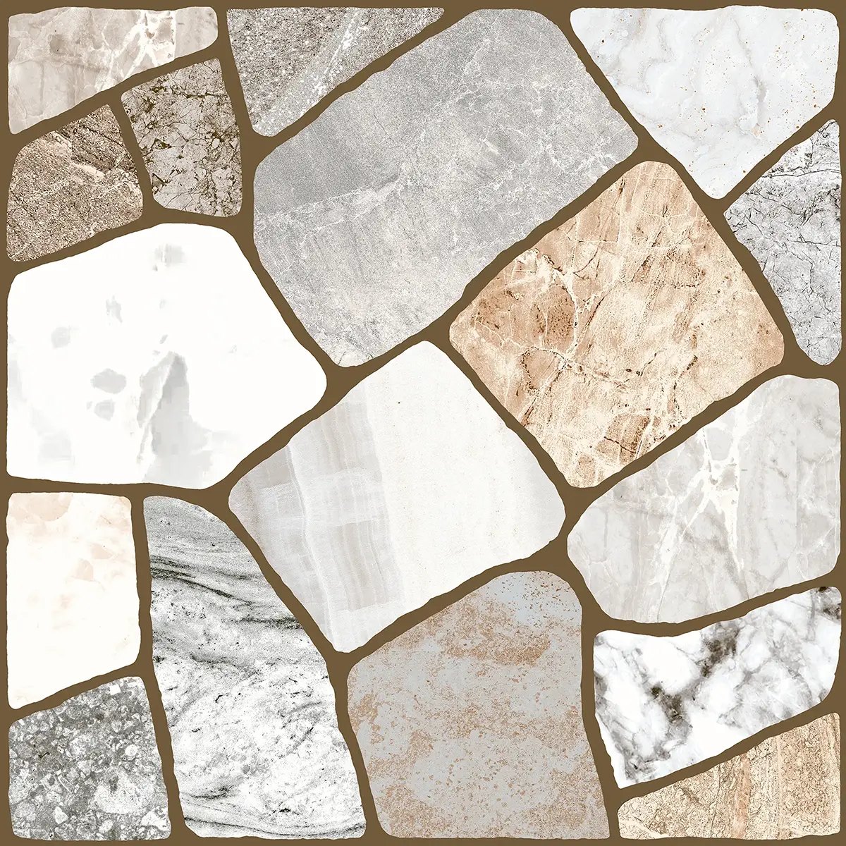 Керамогранит Ariva Brown, 42×42 см, 8.5 мм, матовая, фото 3