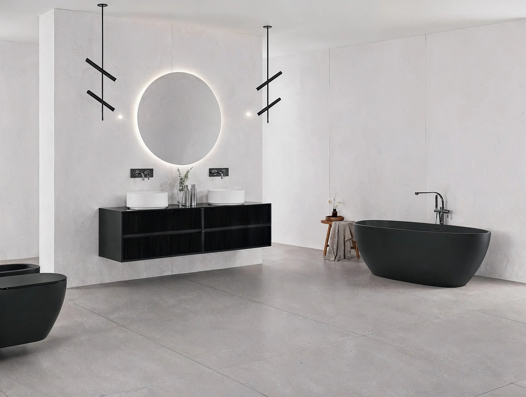 Керамогранит Bianco Carrara, 80×160 см, 8.5 мм, полированная (нано)