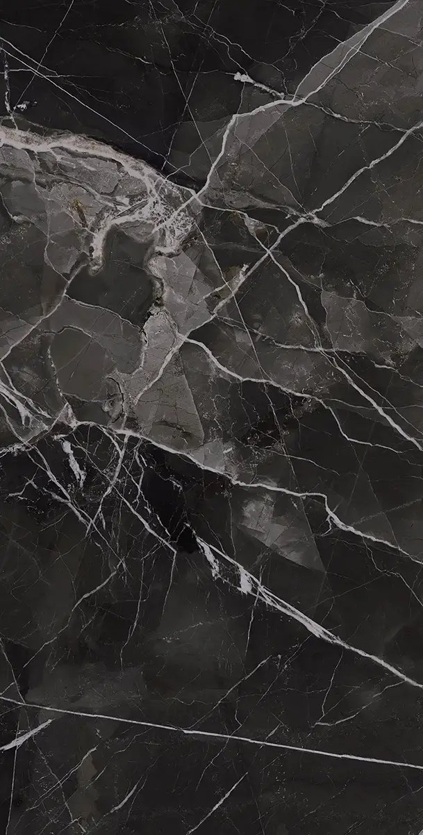 Керамогранит Black Calacatta, 60×120 см, 8 мм, кристалл, фото 1