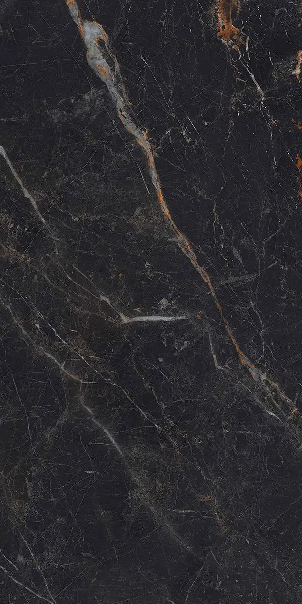 Керамогранит Cosmos Black, 60×120 см, 8 мм, кристалл, фото 2