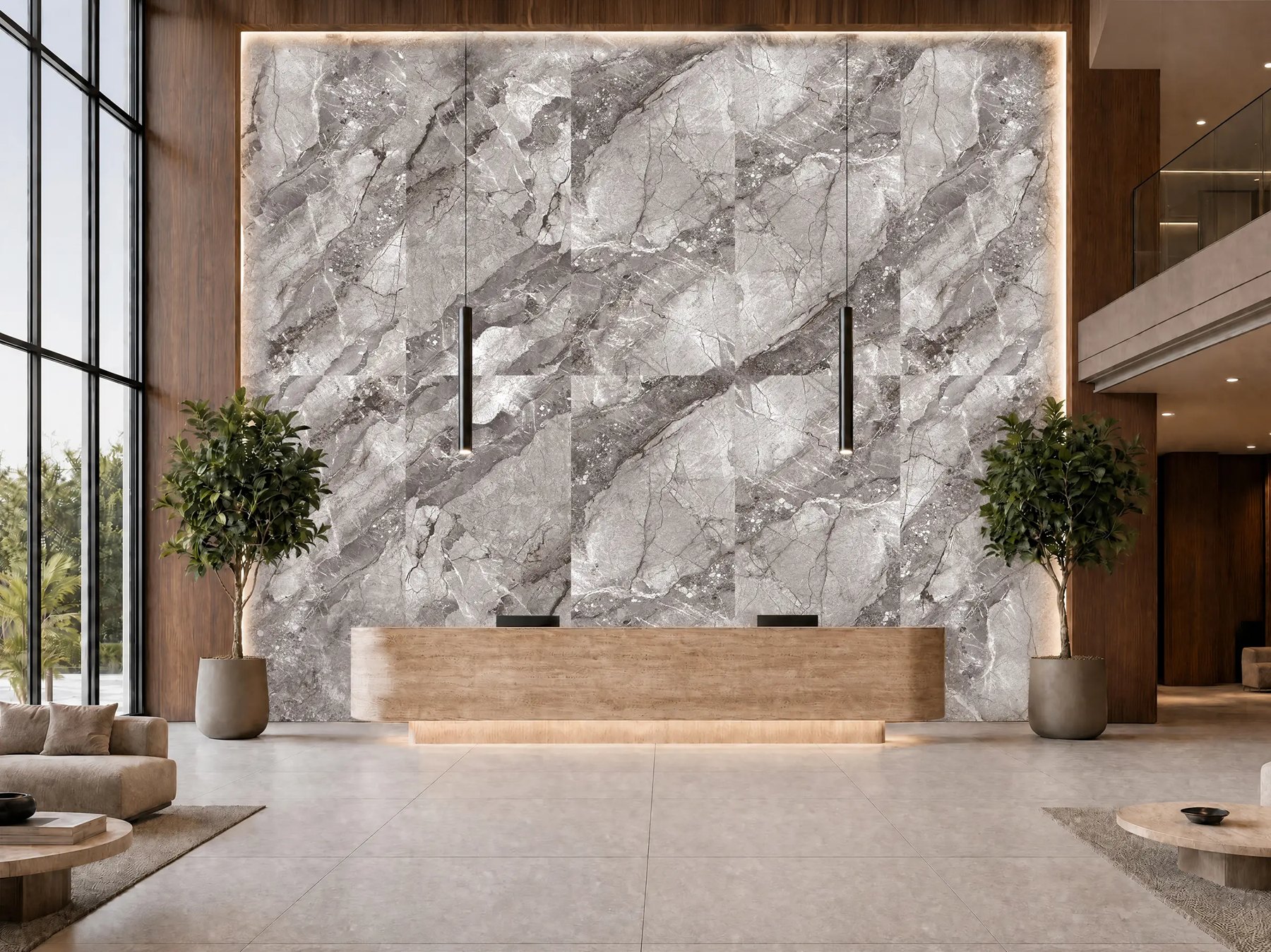 Керамогранит Fluence, 120×280 см, 6 мм, матовая (DF), фото 1