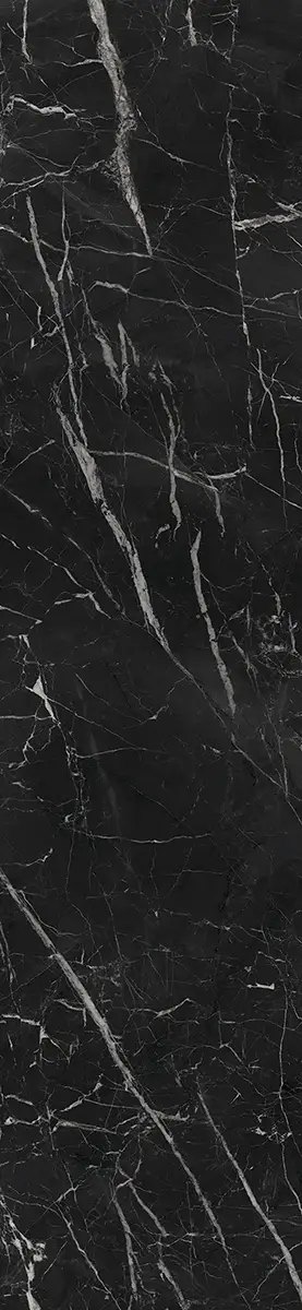 Слэб из керамогранита Nero Marquina, 83×323 см, 12 мм, полированная, фото 3