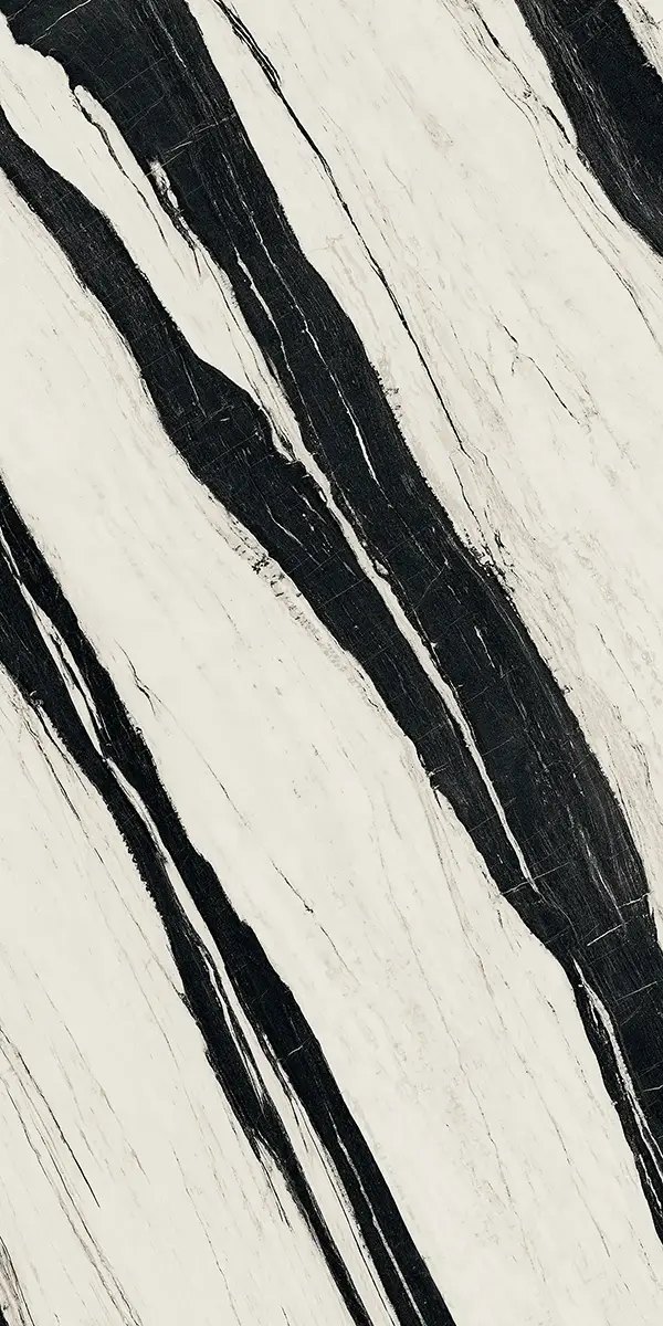 Слэб из керамогранита Panda White, 163×323 см, 12 мм, полированная, фото 3
