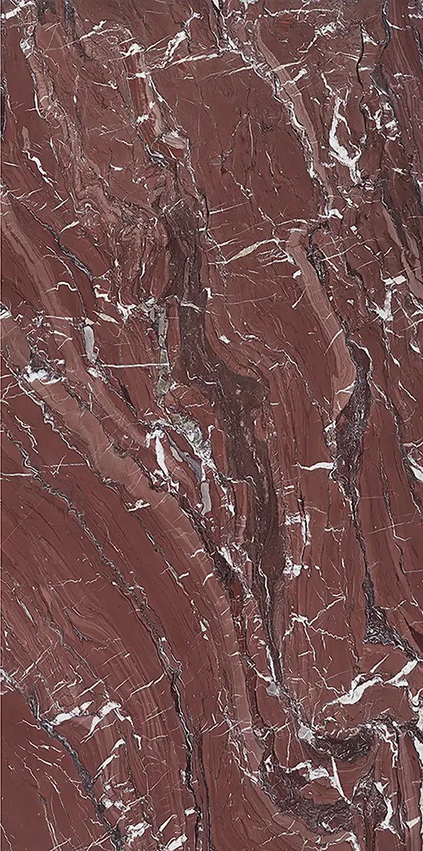 Слэб из керамогранита Rosso Cardinale, 163×323 см, 12 мм, матовая (DF), фото 6