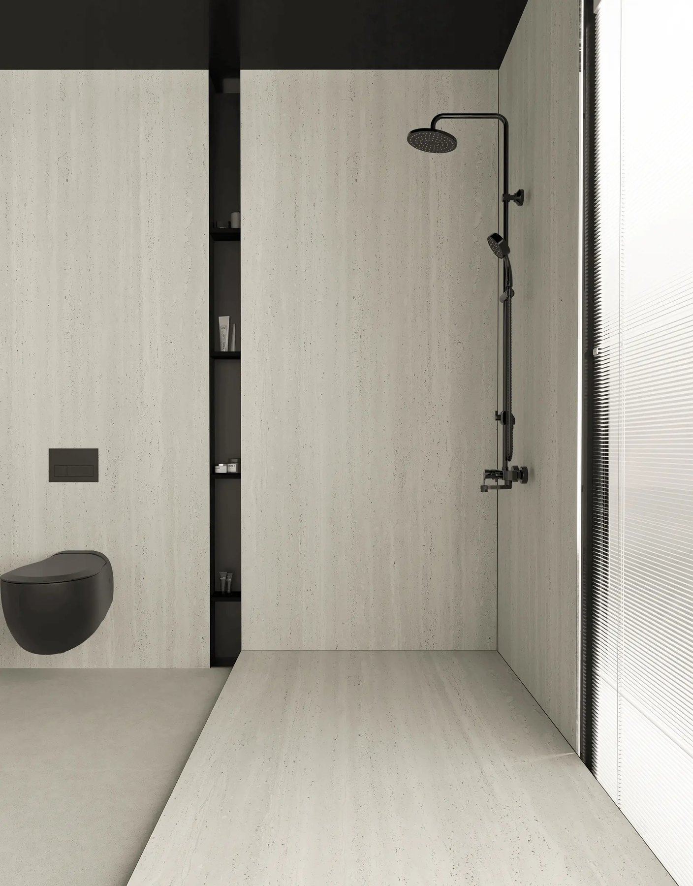 Керамогранит Travertine Ivory, 60×120 см, 8 мм, матовая, фото 2